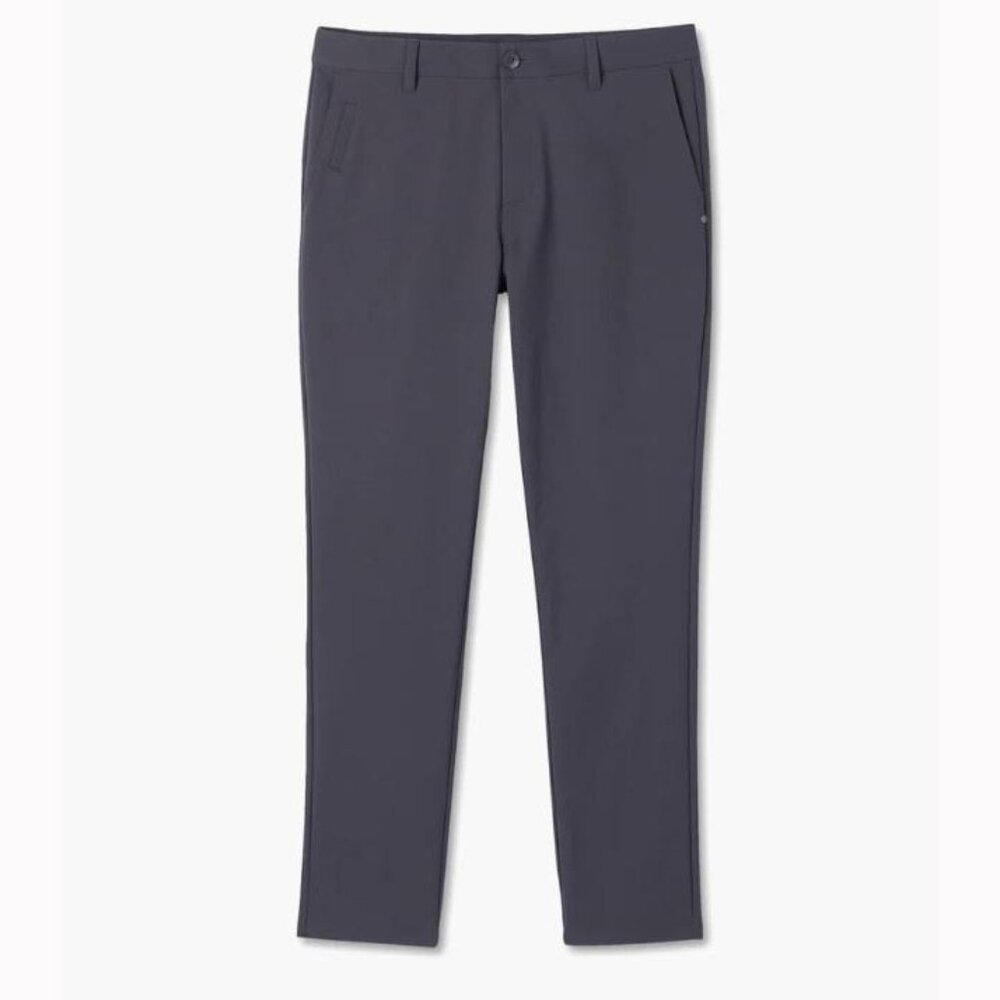 Vuori Men's Charcoal Cascade Tech Chino Pant Athletic Slim Fit 32"